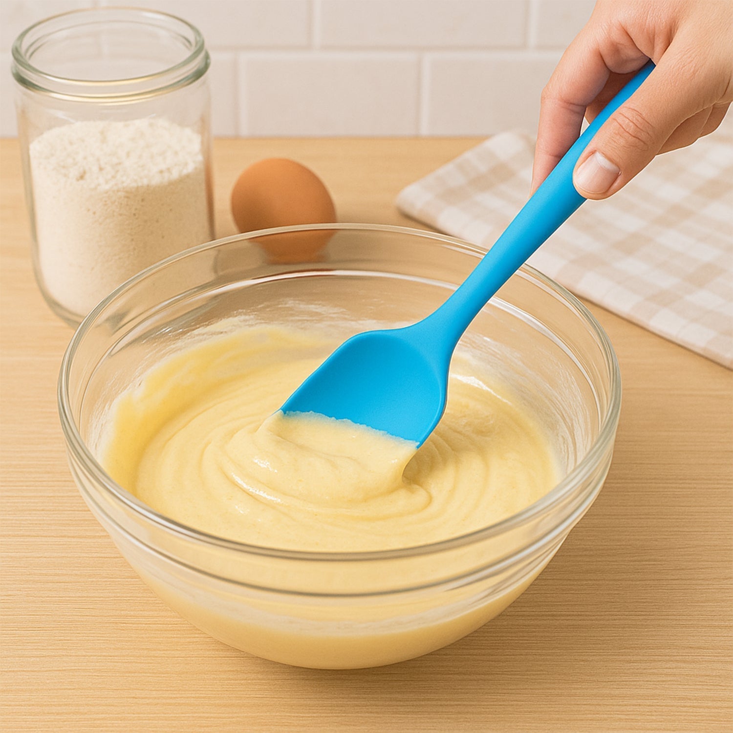 Silicone Spatula for Baking & Cooking (1 Pc) Silicone Spatula for Baking & Cooking (1 Pc)